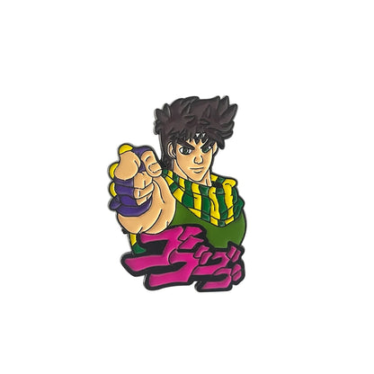 Pin's Émaillé Coccinelle Bleue JoJo's Bizarre Adventure Giorno Giovanna – Badge Broche Anime Fans