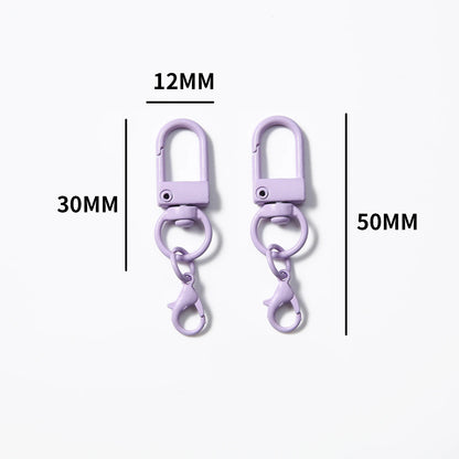 Mousquetons Métalliques Colorés – Lot de 10, 50 ou 100 pcs