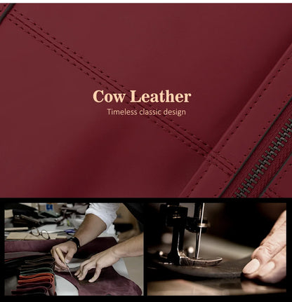 Portefeuille Femme Cuir Véritable Long RFID - Carteras Luxe avec Porte-Monnaie
