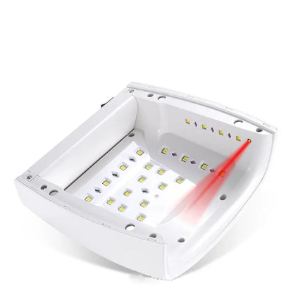 Lampe UV LED Ongles 66W Rechargeable Sans Fil - Séchoir Gel Polish Manucure Pédicure Portable