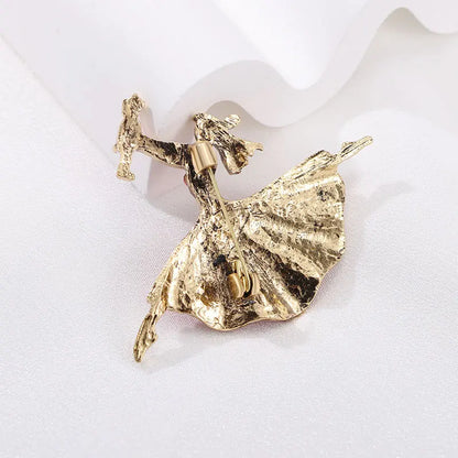 Broche Danseuse Ballet Cristaux – Pin's Vintage Élégant Femme Fille
