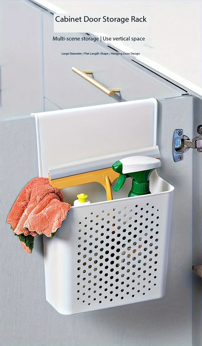 Organisateur de Porte d'Armoire de Cuisine - Panier de Rangement Suspendu Multifonction