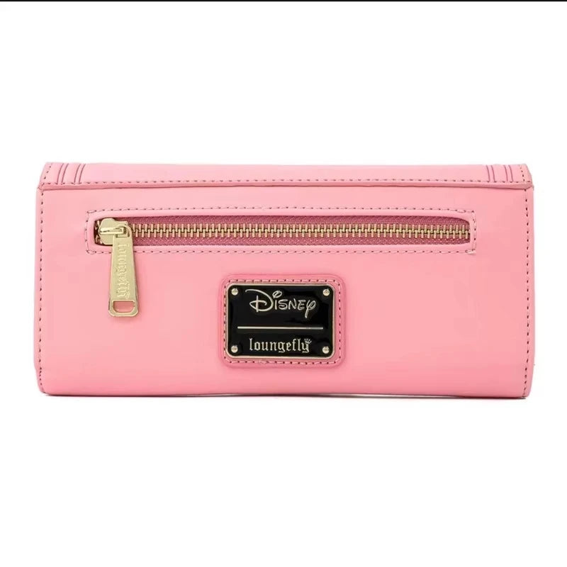 Portefeuille Femme Marie Chat Piano Kawaii - Long Bifold Fermeture Éclair Cartoon Mignon