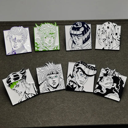 Pin's Émaillé JoJo's Bizarre Adventure – Broche Badge Métal Anime Japonais Fans