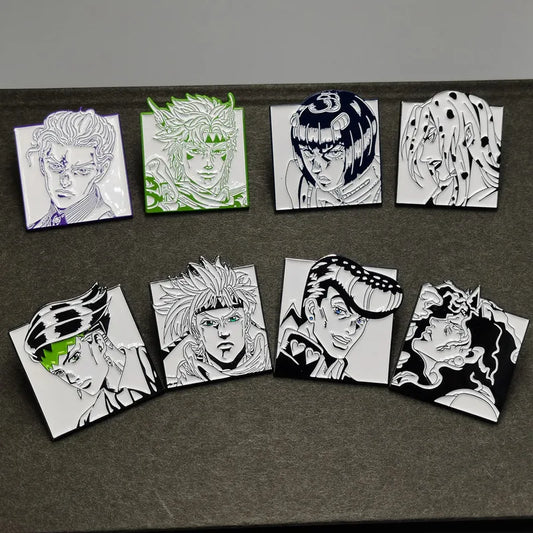 Pin's Émaillé JoJo's Bizarre Adventure – Broche Badge Métal Anime Japonais Fans