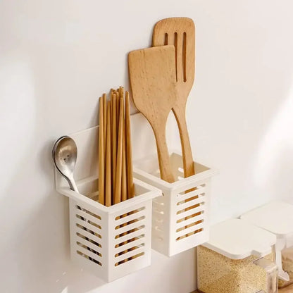 Support Mural pour Ustensiles de Cuisine - Organisateur Gain d'Espace pour Cuillères et Fourchettes
