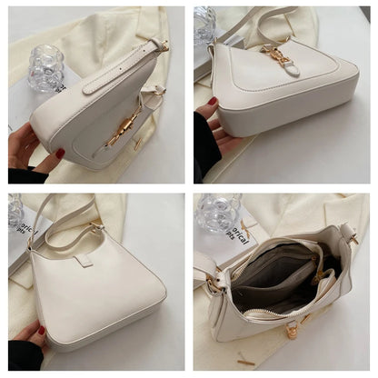 Sac à Main Femme Cuir Luxe Designer - Sac Bandoulière Crossbody Jaune Pâle