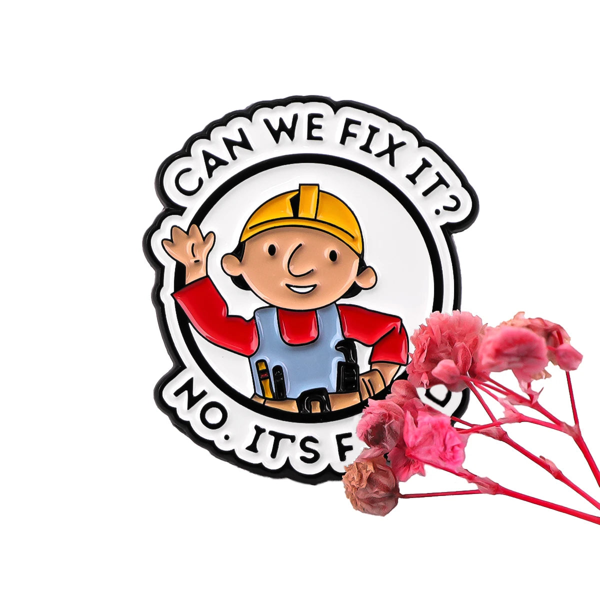 Pin's Émaillé Citations Anglaises – Broche Badge Message Unisexe