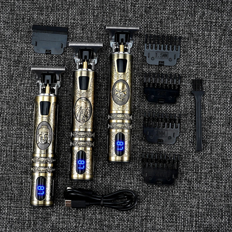 Tondeuse Cheveux Électrique Rechargeable - Rasoir Barbe Professionnel Homme