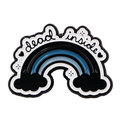 Pin's Émaillé Citations Anglaises – Broche Badge Message Unisexe
