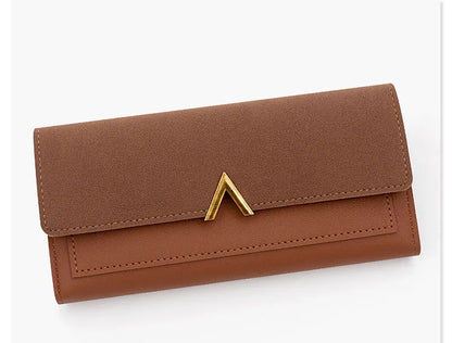 Portefeuille Femme Long Cuir PU Perles - Porte-Monnaie Carte Clutch Mini Fermoir Rouge