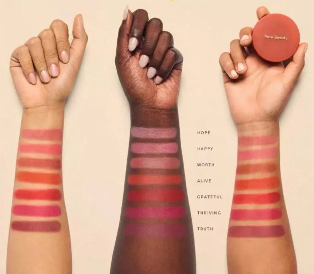 Blush Rare Beauty Soft Pinch Matte Worth - Crème Poudre Rebondi Coussiné Aérien Léger Flush Naturel