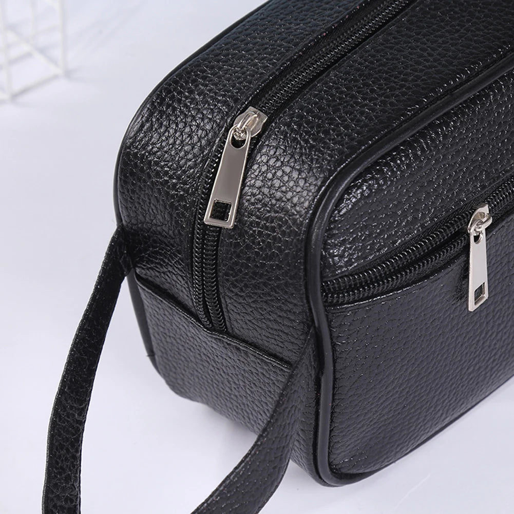 Portefeuille Homme Rétro Cuir PU Business - Sac Poignet Vintage Téléphone Porte-Monnaie Fashion Femme