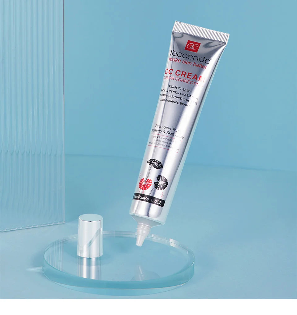 CC Cream Visage Erborian Light - Fond de Teint Correcteur Couvrance Totale Hydratant Base Maquillage Femme