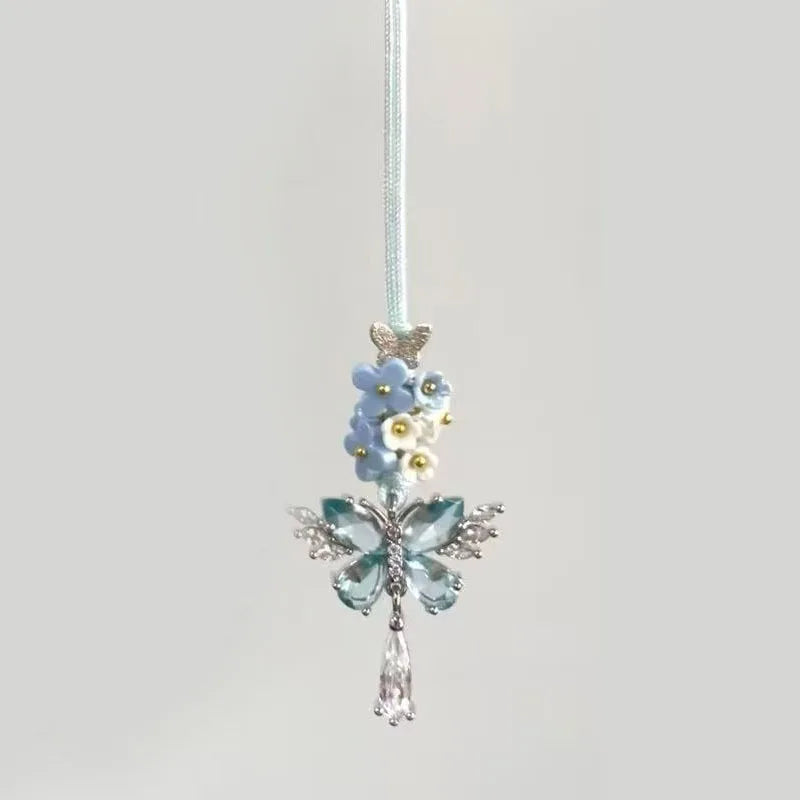 Porte-Clés Papillon 3D Style Chinois – Charm Sac Téléphone Élégant