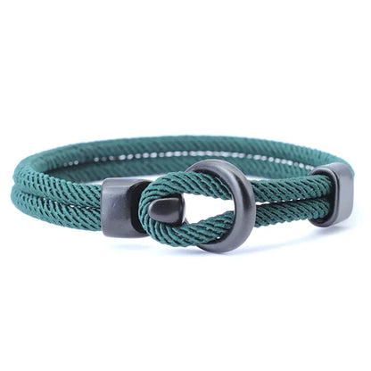 Bracelet Nautique en Corde Tressée pour Homme - Style Milan