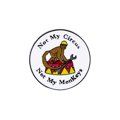 Pin's Émaillé Citations Anglaises – Broche Badge Message Unisexe