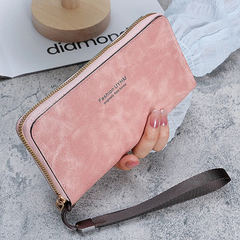 Sac à Main Femme avec Portefeuille Long - Pochette Multi-Fonctions Élégante