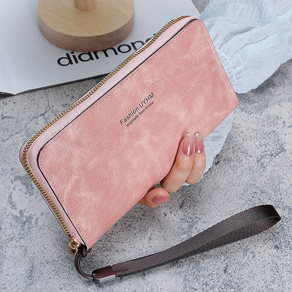 Sac à Main Femme avec Portefeuille Long - Pochette Multi-Fonctions Élégante