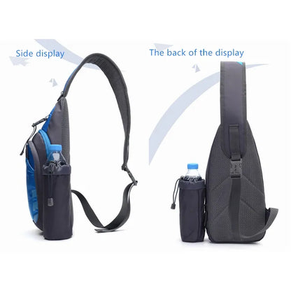 Sac Bandoulière Sport Outdoor Compact - Sling Bag Randonnée Trekking Pêche Fitness Unisexe