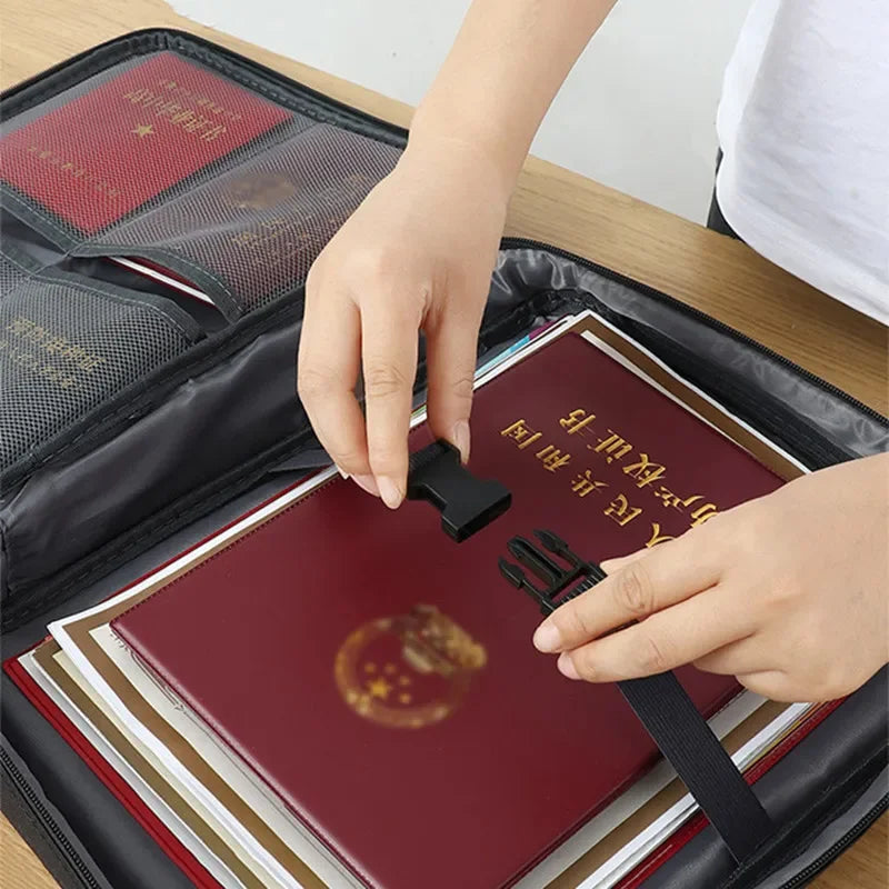 Sac Organisateur Documents Imperméable Grande Capacité - Porte-Documents Bureau École Affaires Rangement