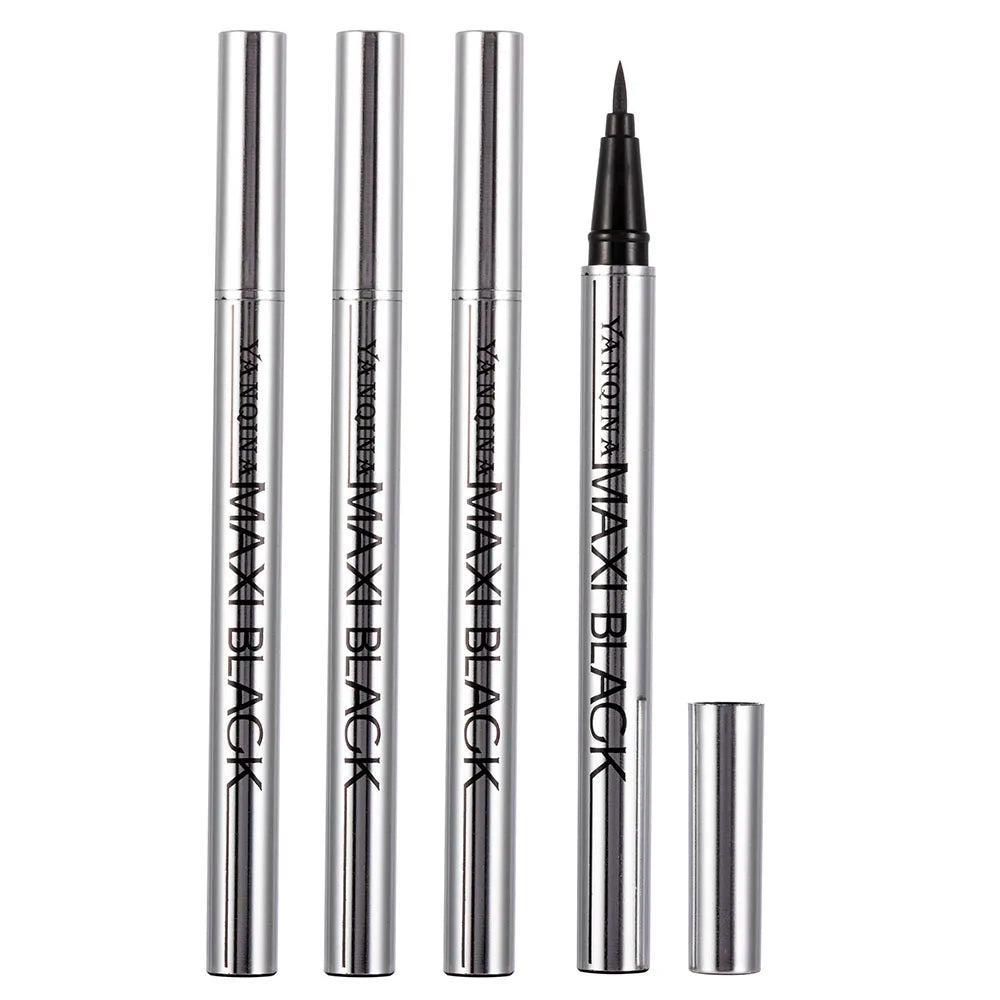 Crayon Eye-Liner YANQINA Noir Intense Waterproof - Eyeliner Longue Tenue Anti-Bavure Maquillage
