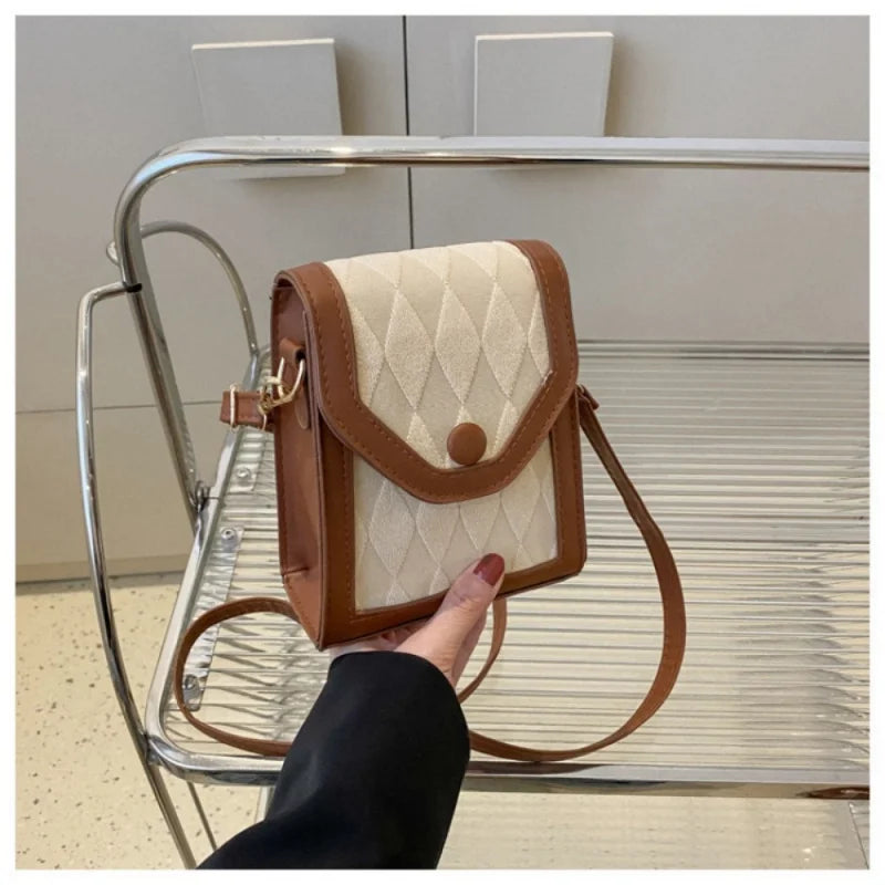 Sac Bandoulière Femme Téléphone - Mini Pochette Cuir PU Crossbody