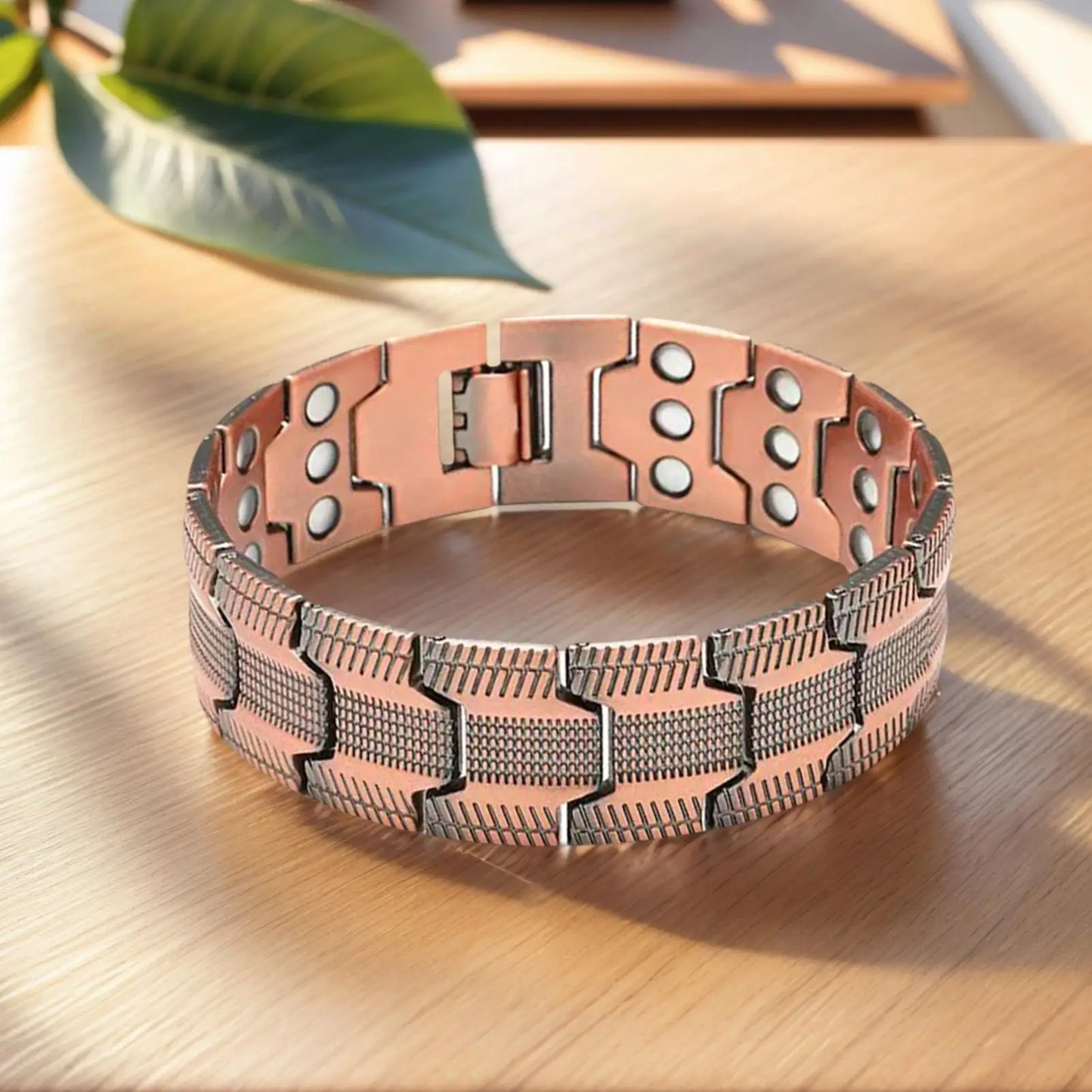 Bracelet Cuivre Pur Magnétique Énergie & Bien-être – Unisexe Cadeau