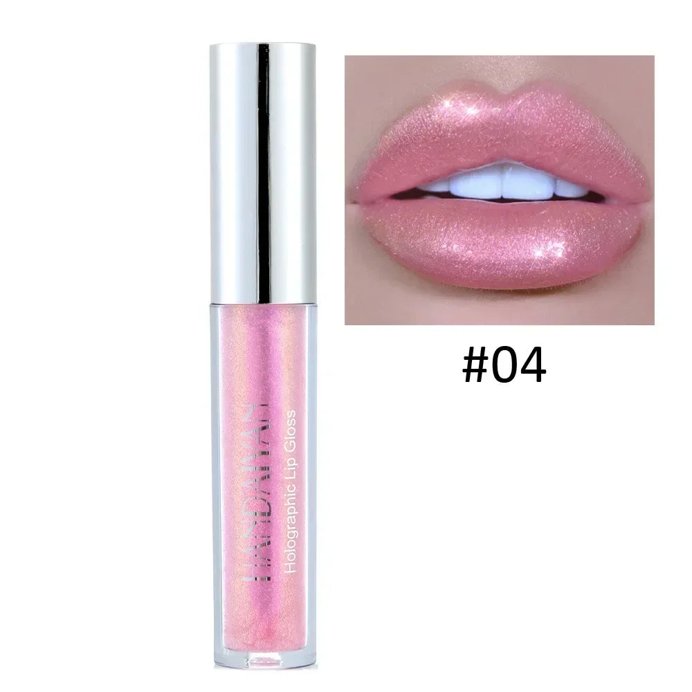Gloss Holographique Sirène — Brillant Métallique Longue Tenue, 6 Teintes
