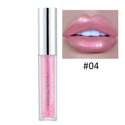 Gloss Holographique Sirène — Brillant Métallique Longue Tenue, 6 Teintes