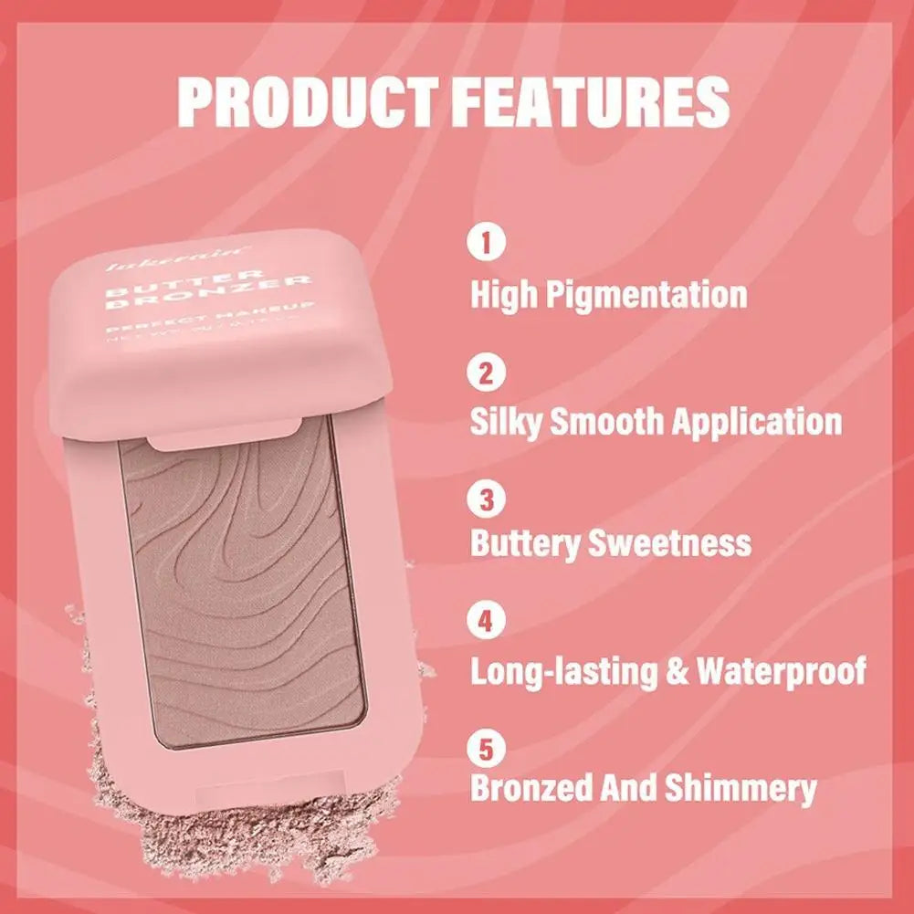 Crème Bronzante Contouring Butter - Palette Maquillage Naturel Texture Soyeuse Longue Tenue Sculptant