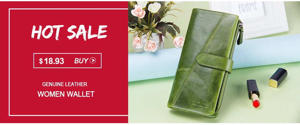 Portefeuille Femme Cuir Véritable Luxe Rose - Porte-Monnaie Compact Fermoir Hasp Porte-Carte Qualité
