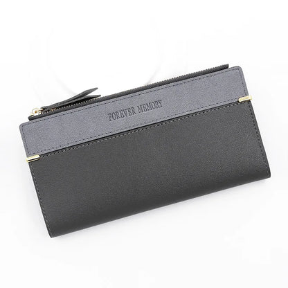Portefeuille Femme Long Cuir PU Perles - Porte-Monnaie Carte Clutch Mini Fermoir Rouge