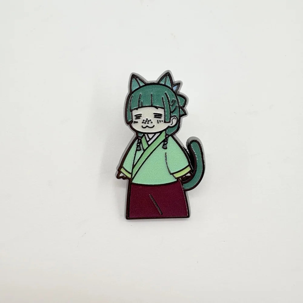 Broche Émaillée Chibi Maomao Jinshi The Apothecary Diaries – Pin's Badge Anime Mignon Fans