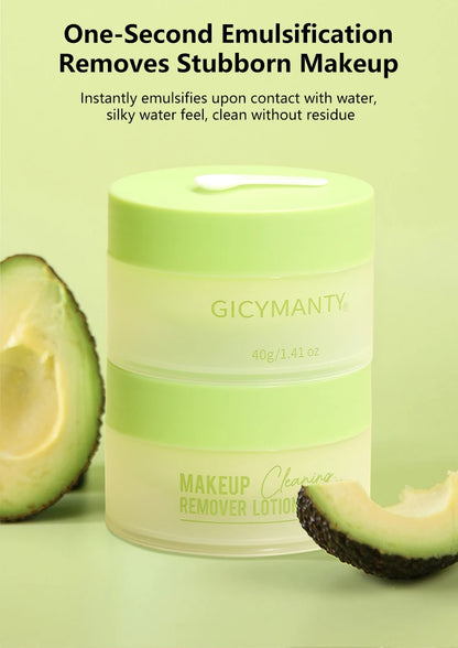 Baume Démaquillant Rafraîchissant Non-Gras - Maquillage Léger Intense Hydratant Nettoyant Visage Beauté