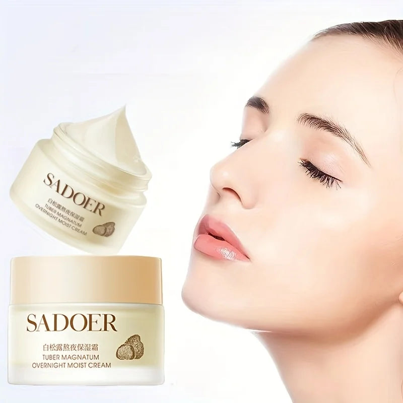 Crème Hydratante Truffe Blanche - Raffermissante Visage Soin Quotidien Tous Types Peau Cadeau Beauté
