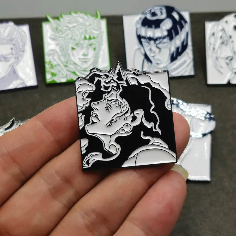 Pin's Émaillé JoJo's Bizarre Adventure – Broche Badge Métal Anime Japonais Fans
