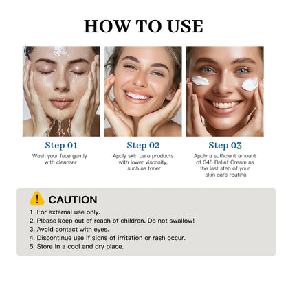 Crème Relief 345 Hydratante Anti-Imperfections Pack 10+2 Gratuit - Apaisante Nourrissante Soin Complet