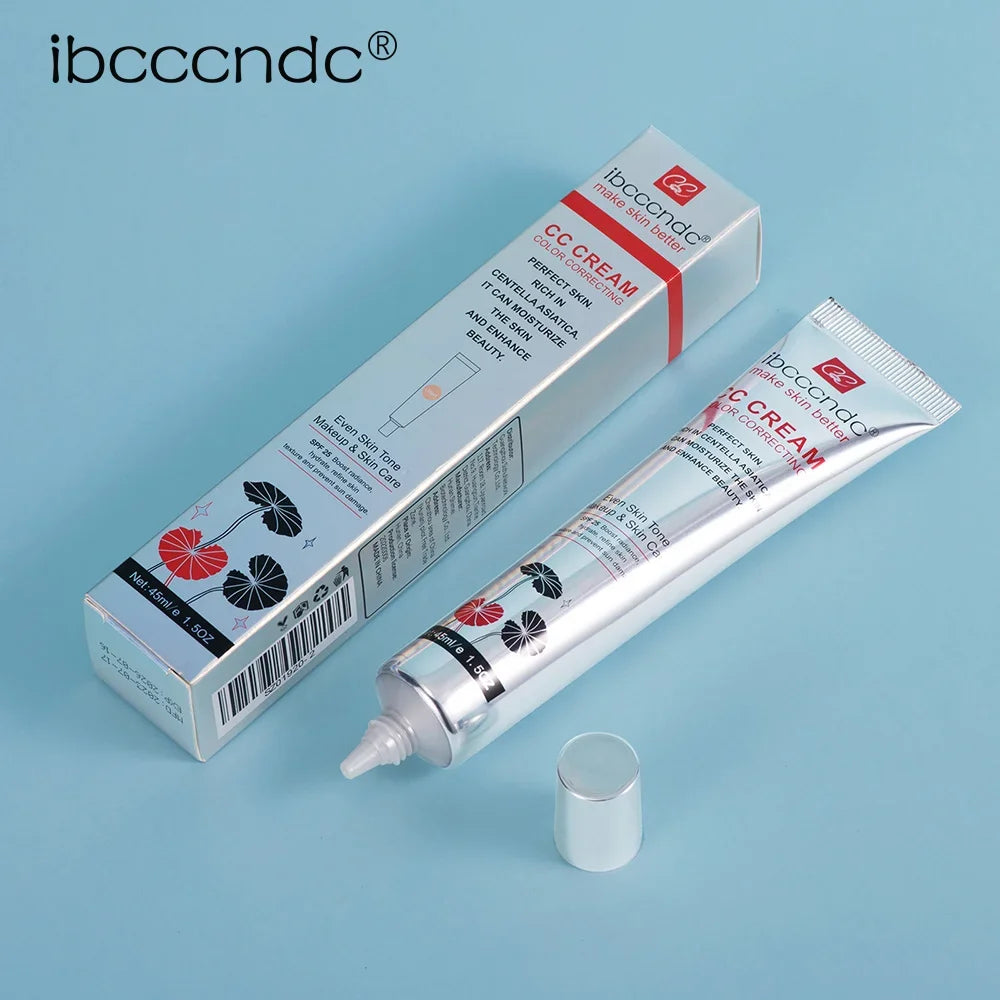 CC Cream Visage Erborian Light - Fond de Teint Correcteur Couvrance Totale Hydratant Base Maquillage Femme