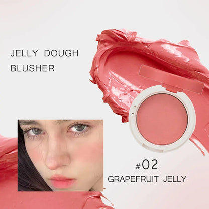 Blush Holika Holika Jelly Dough Apricot - Gel Texture Hydratant Non-Collant Fini Naturel K-Beauty