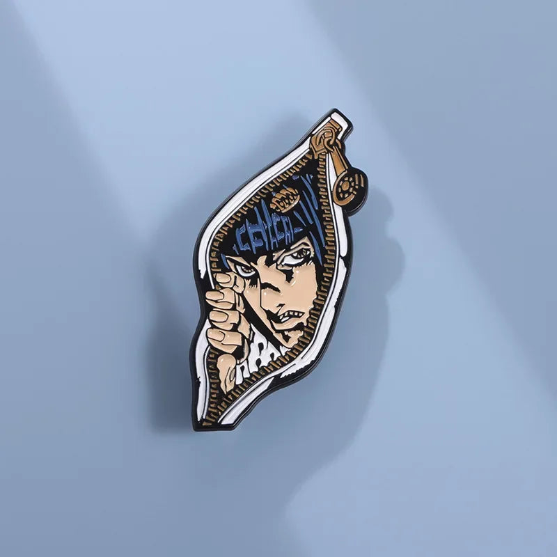 Pin's Émaillé JOJO Animation Japonaise – Broche Badge Personnage Manga Unisexe