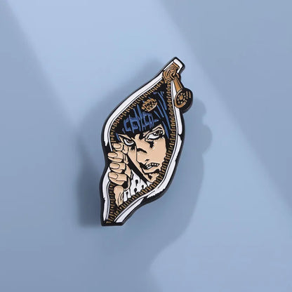 Pin's Émaillé JOJO Animation Japonaise – Broche Badge Personnage Manga Unisexe