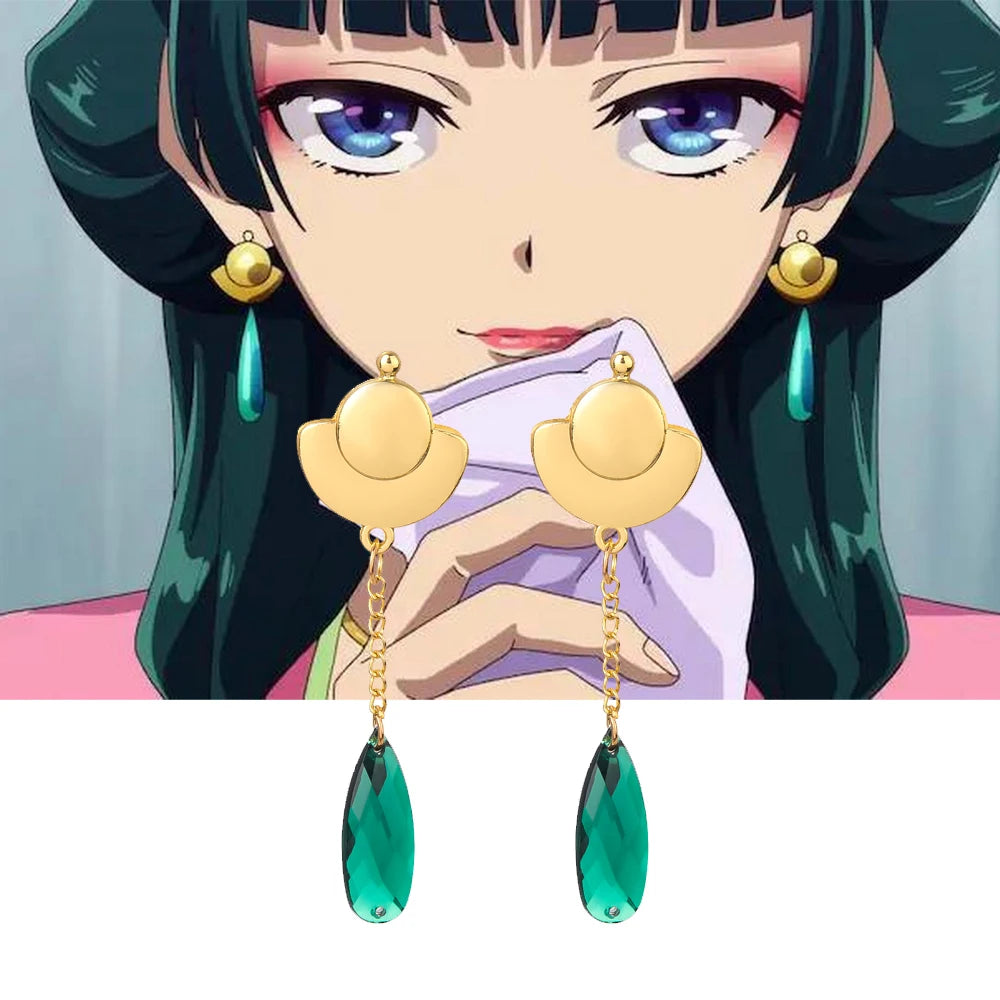 Accessoires Anime Apothecary Diaries Maomao – Pendentif Badge Épingle Choker Cosplay