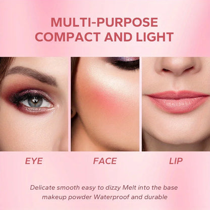 Blush Liquide Beauty Glazed 102 - Waterproof Sweatproof Léger Non-Fade Naturel Joues Longue Tenue Maquillage