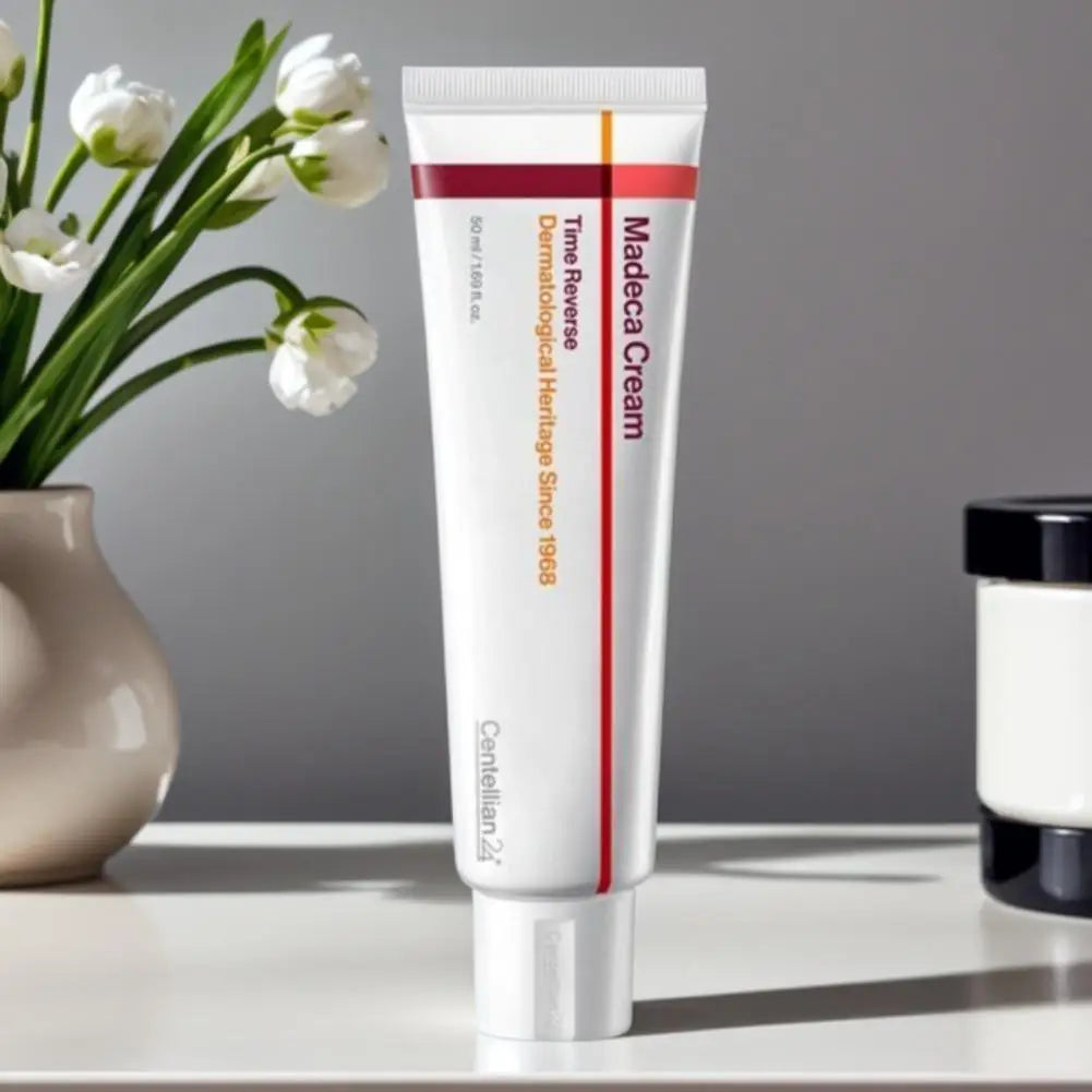 Crème Madeca Centella Asiatica - Absorption Rapide Non-Grasse Raffermissante Anti-Rides Hydratante K-Beauty