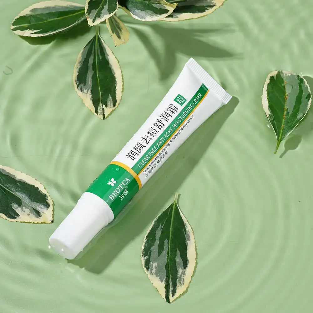 Crème Anti-Acné Hydratante 3pcs - Nettoyante Réparatrice Contrôle Sébum Douce Soin Peau Acnéique