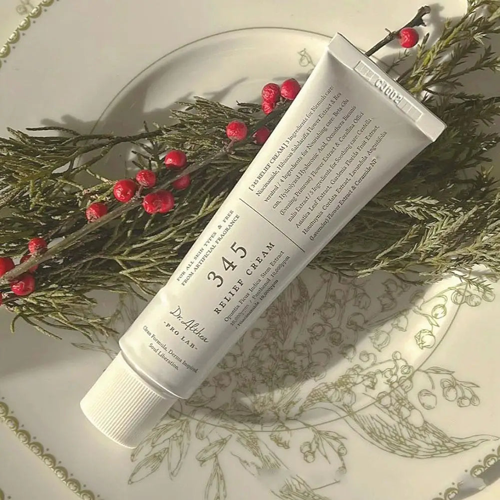 Crème Relief Antioxydante 50ml - Apaisante Réparatrice Hydratante Sérum Visage Soin Beauté