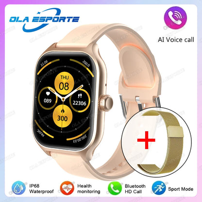 Montre Connectée 2026 Premium — Écran AMOLED 2,01", Appels Bluetooth, Unisexe