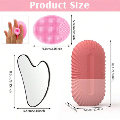 Bac à Glaçons Massage Facial Silicone - Ice Roller Visage Anti-Poches Anti-Cernes Beauté Soin Peau Vert