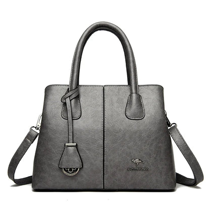 Sac à Main Femme Cuir PU Bordeaux - Grand Tote Bag Épaule Carré avec Bandoulière Crossbody